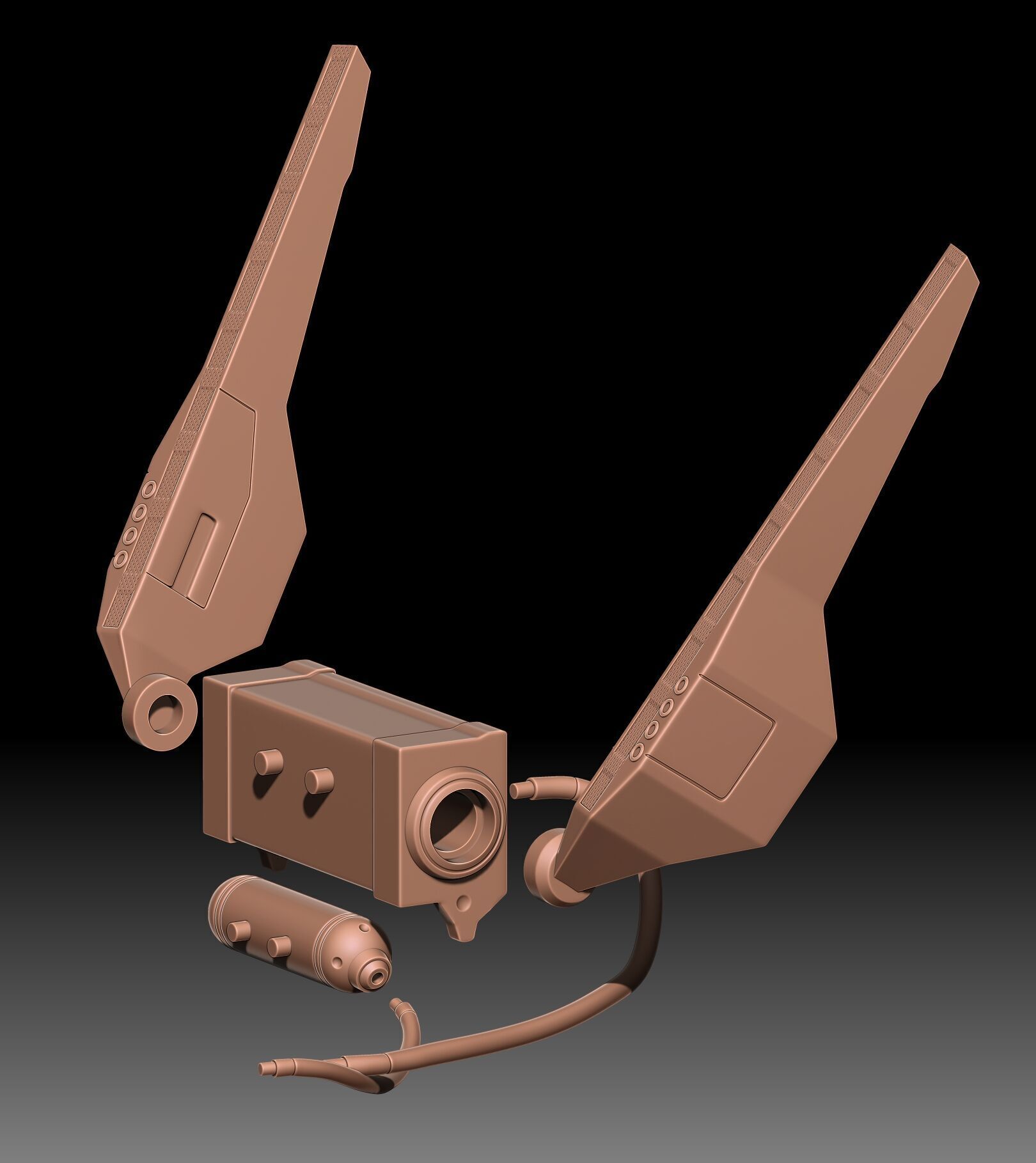 ARASAKA HELMET FROM CYBERPUNK 2077 3D print model_27