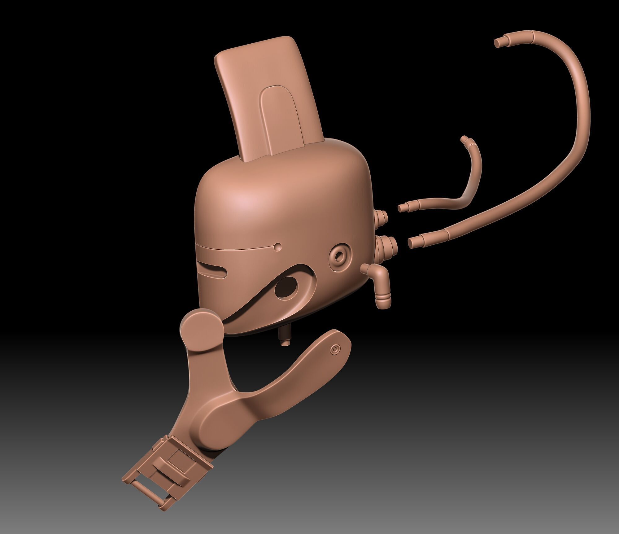 ARASAKA HELMET FROM CYBERPUNK 2077 3D print model_30