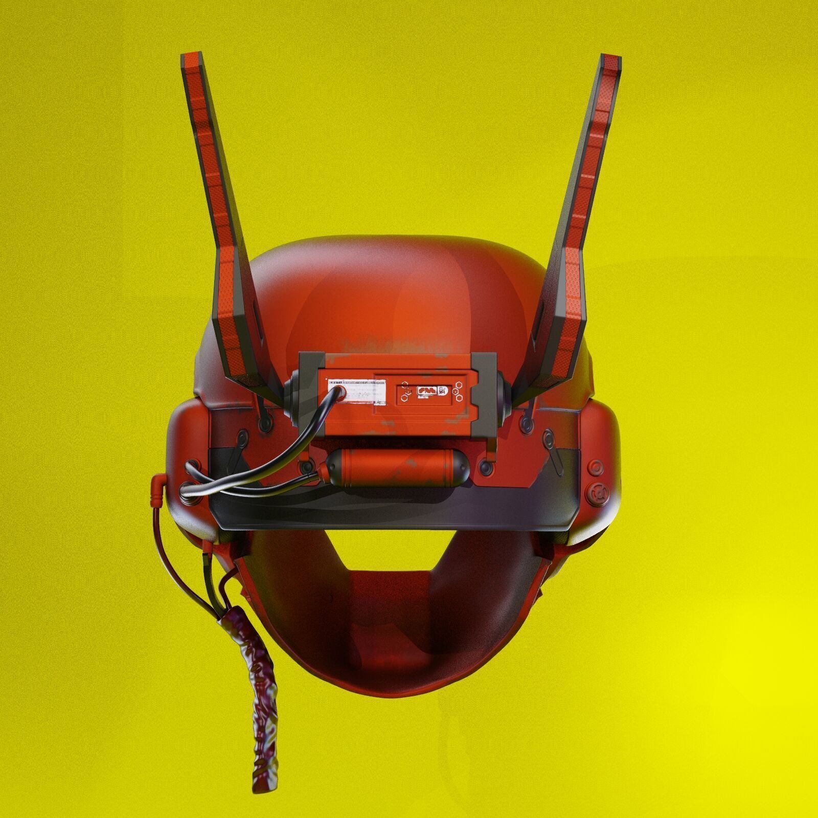 ARASAKA HELMET FROM CYBERPUNK 2077 3D print model_12