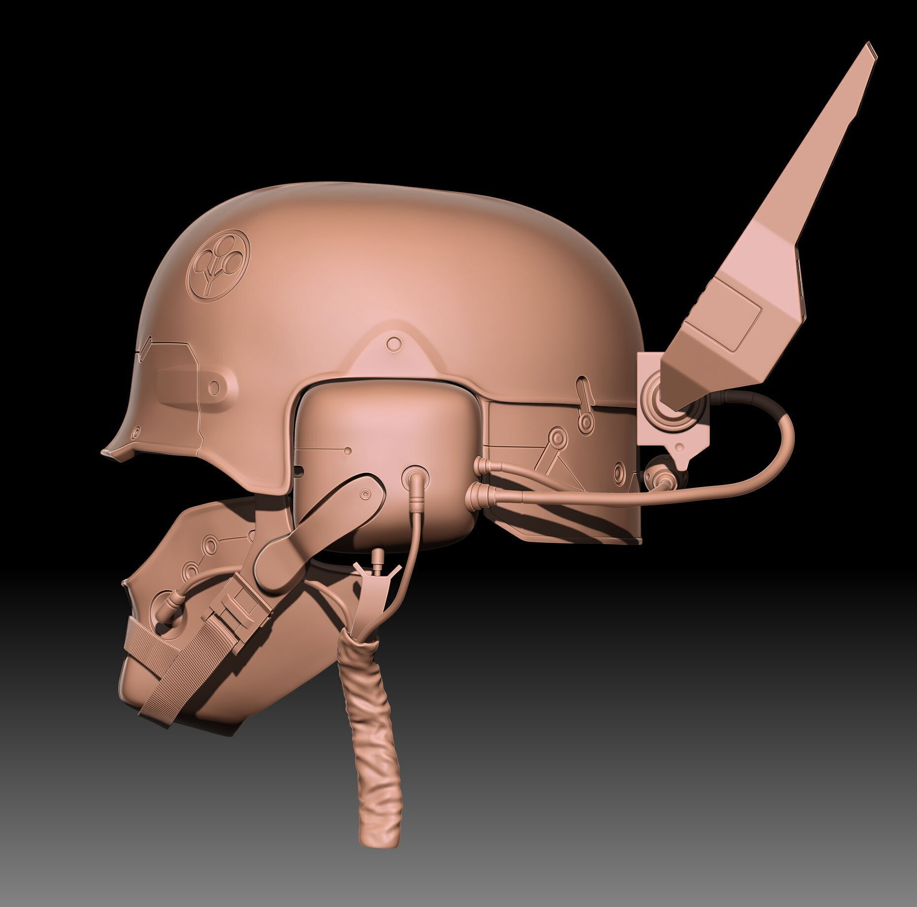 ARASAKA HELMET FROM CYBERPUNK 2077 3D print model_23