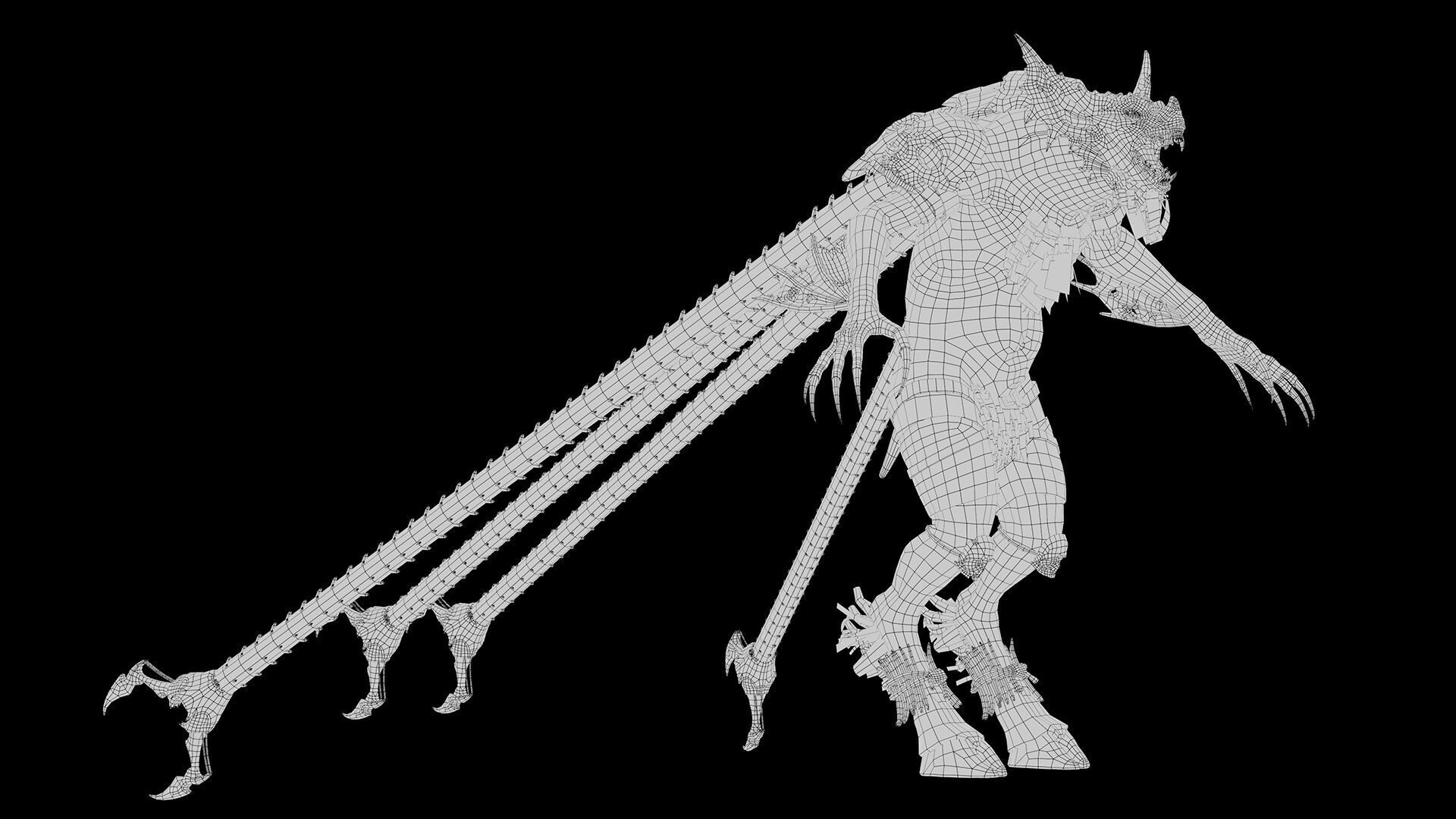 Emberclaw Low-poly 3D model_40