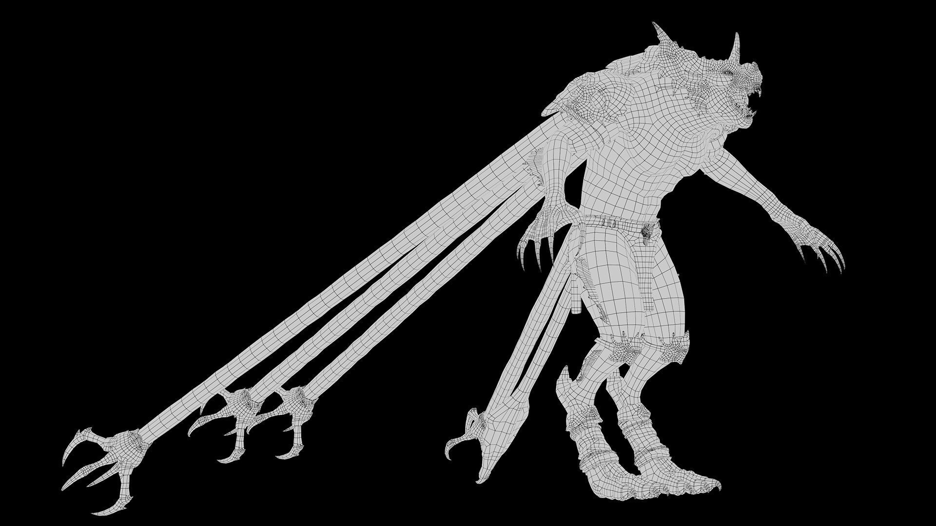 Emberclaw Low-poly 3D model_41