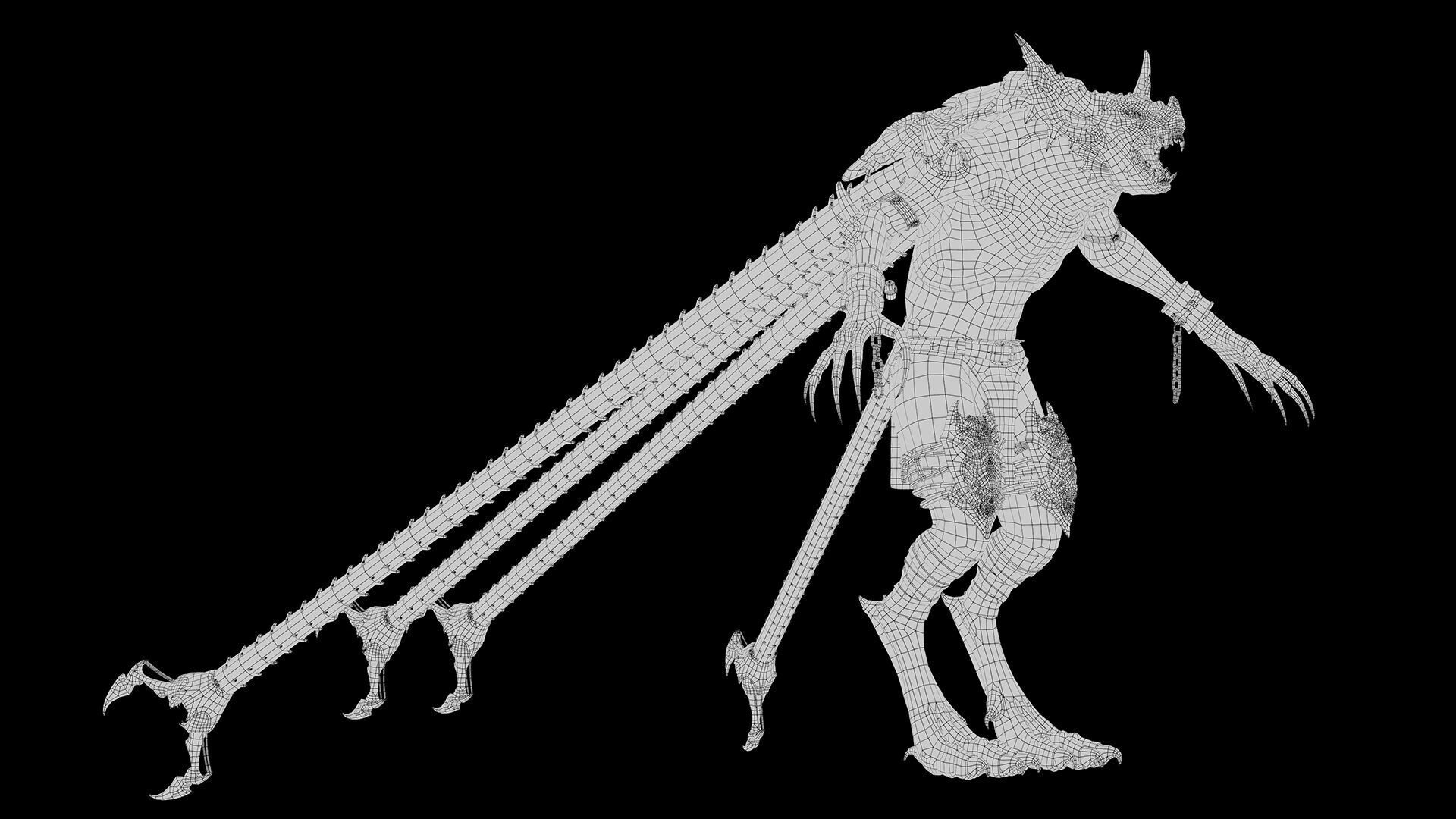 Emberclaw Low-poly 3D model_44