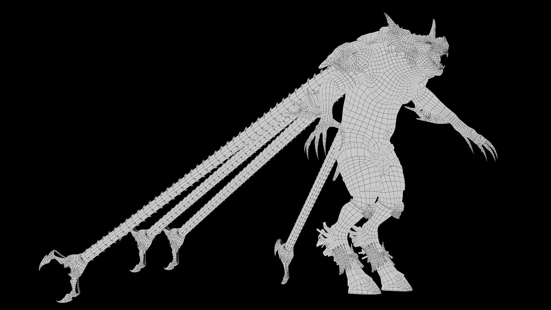 Emberclaw Low-poly 3D model_39