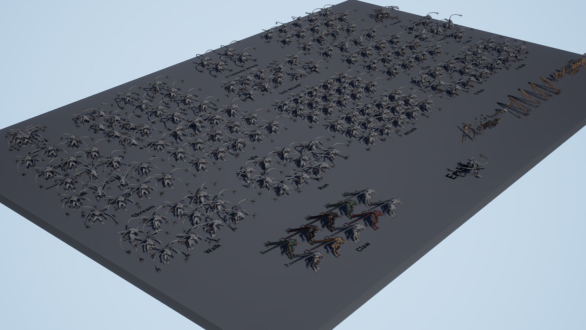 Emberclaw Low-poly 3D model_11