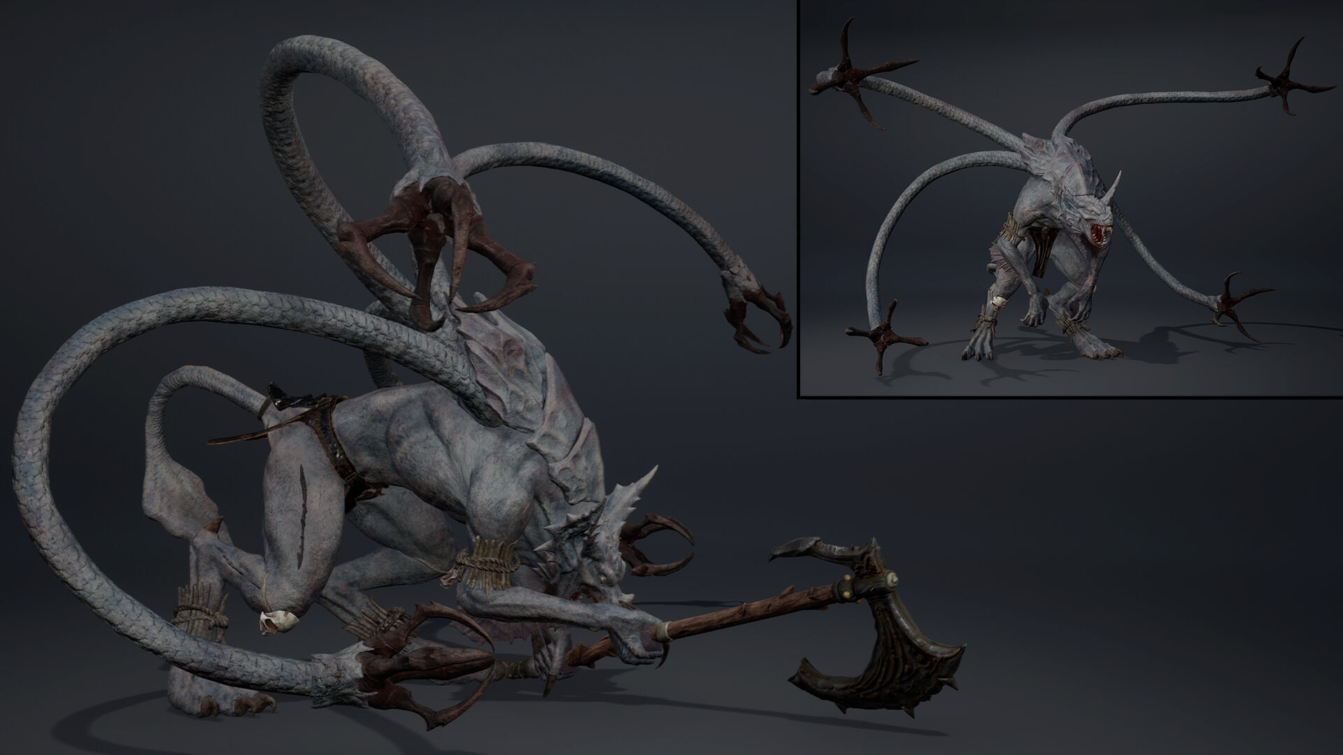 Emberclaw Low-poly 3D model_15