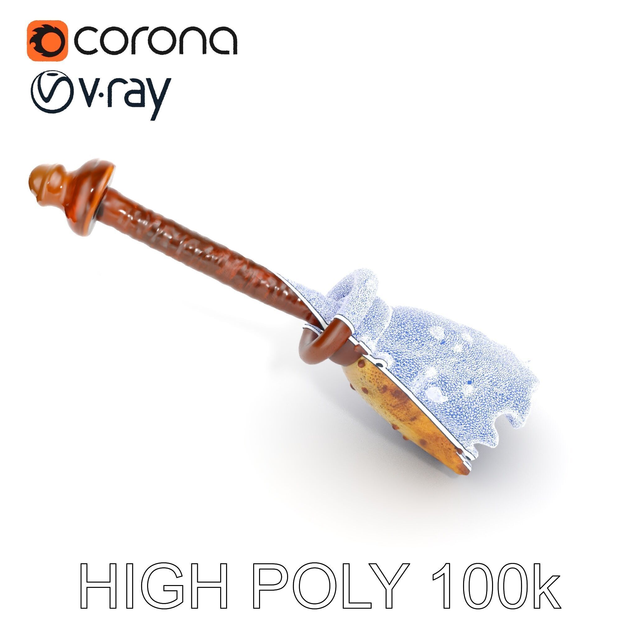 Rustic Chisel Model Pack for D Rendering and Game Design Low-poly 3D model_25