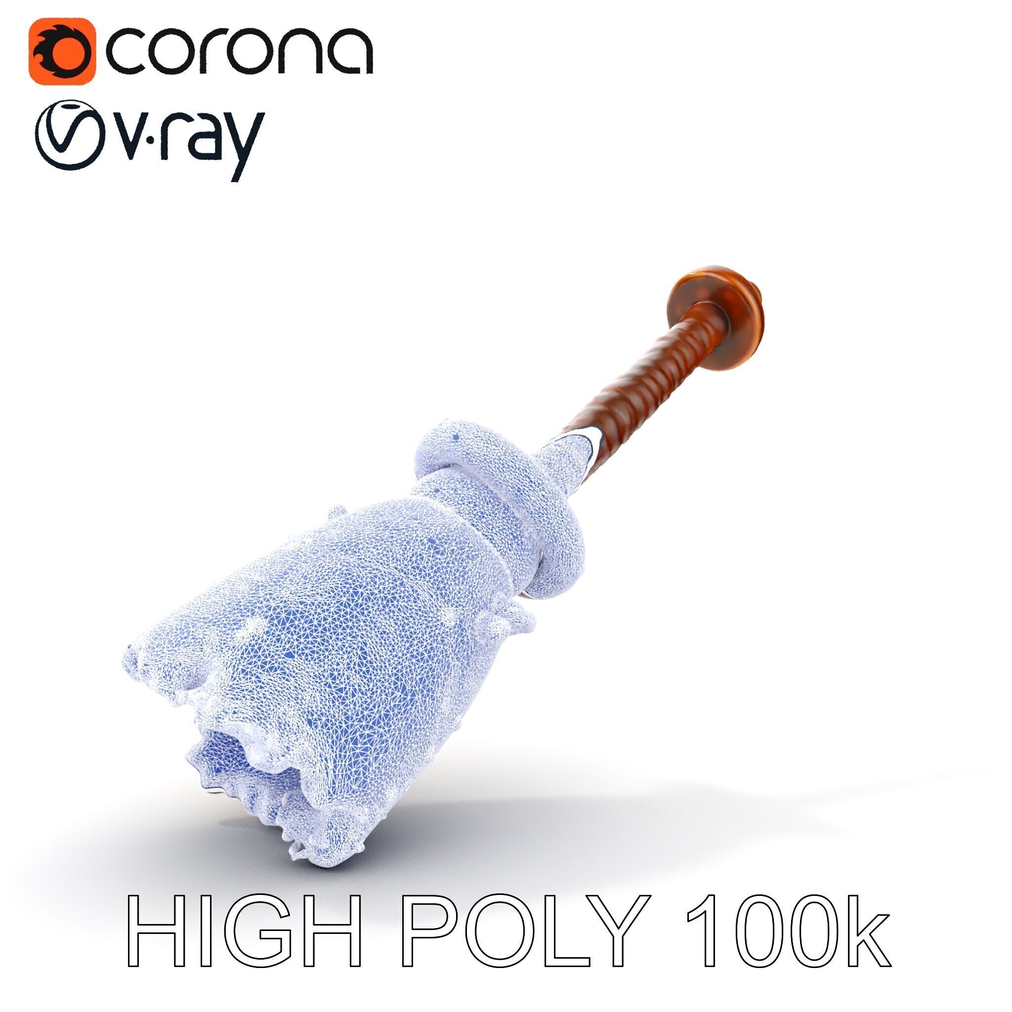 Rustic Chisel Model Pack for D Rendering and Game Design Low-poly 3D model_31