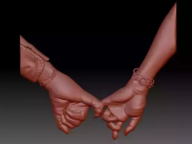 Hands 3D print model