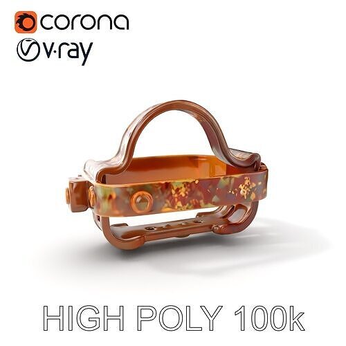 Rusty Bear Trap Model Pack Low-poly 3D model