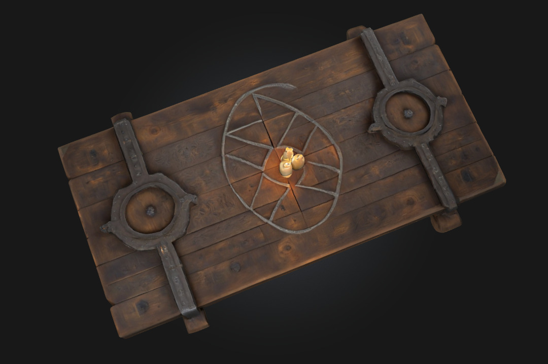 Enchanted Ritual Table Where Magic Meets Mystery 3D model_4