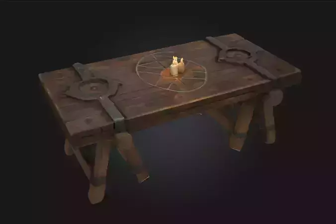 Enchanted Ritual Table  Where Magic Meets Mystery