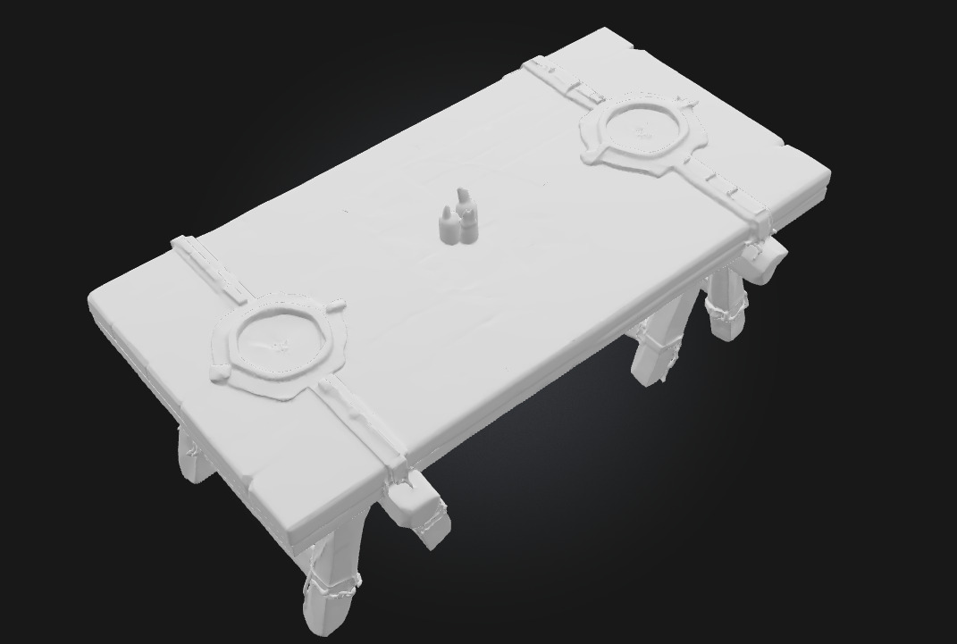 Enchanted Ritual Table Where Magic Meets Mystery 3D model_8