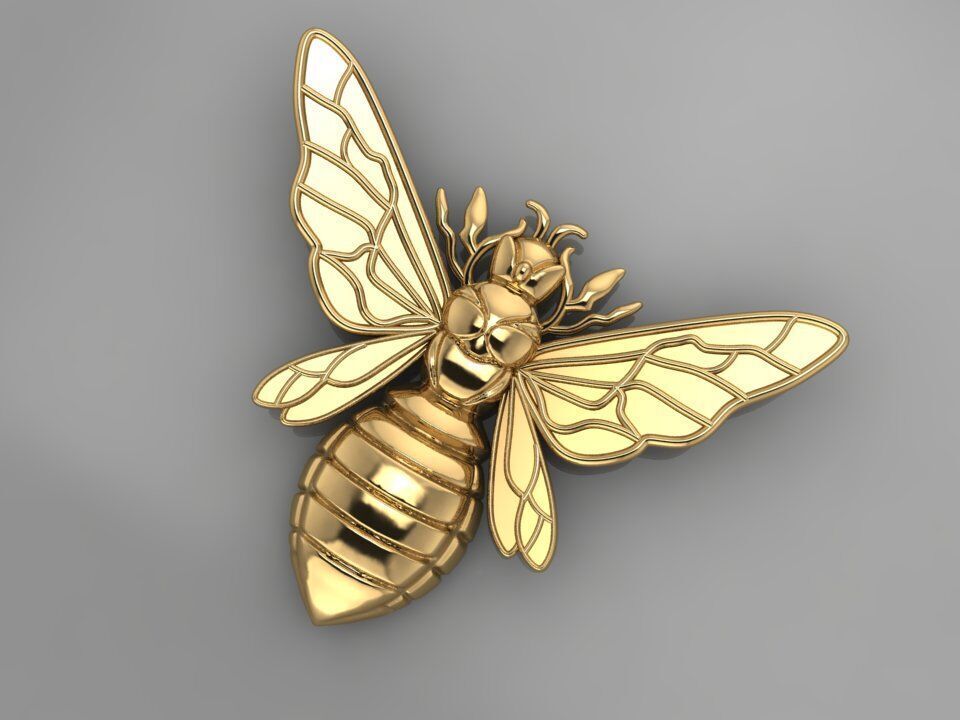 queen bee 3D print model_2