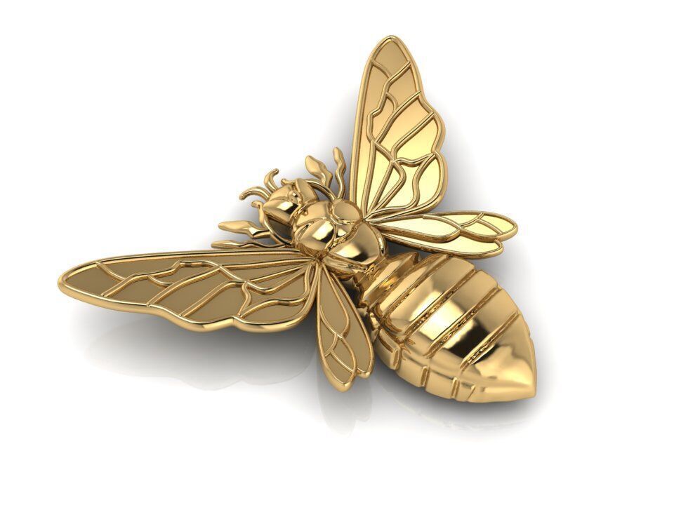 queen bee 3D print model_3