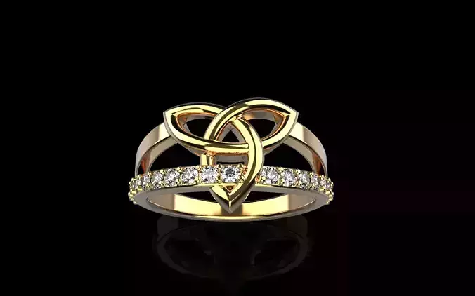 Celtic knot ring model 1350