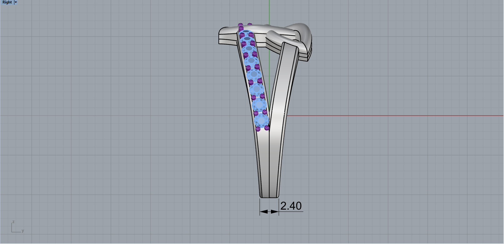 Celtic knot ring model 1350 3D print model_16