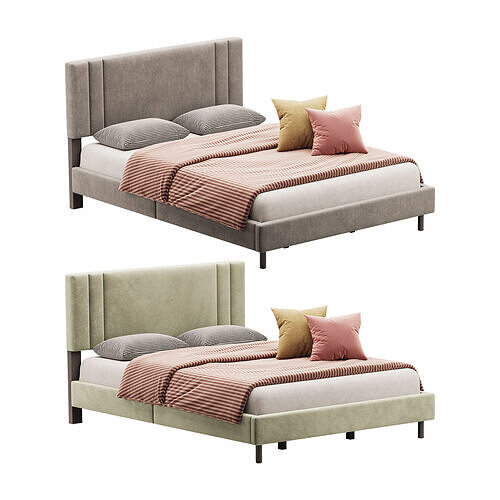 Queen Bed Frame 3D model