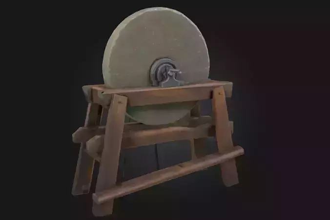 Grindstone Display  Honing the Edge of Tradition