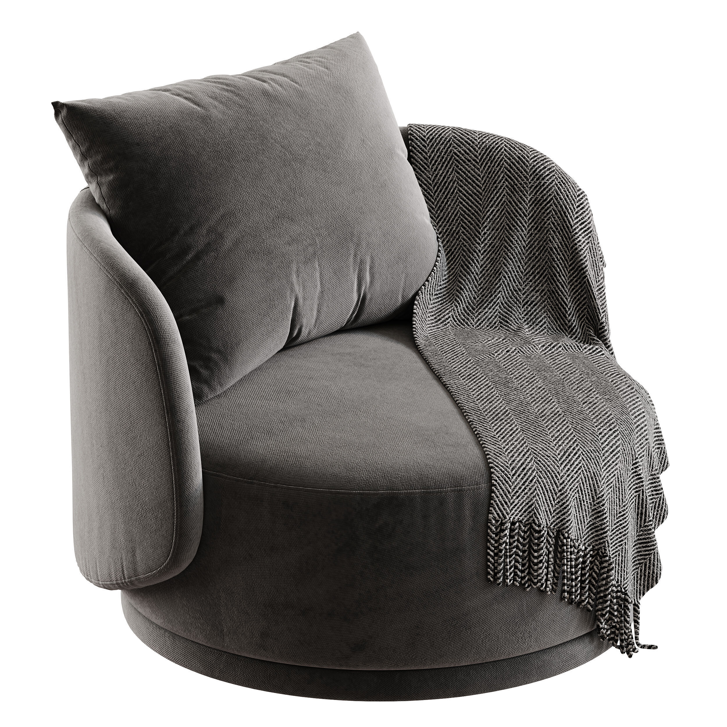 Reze armchair 3D model_8