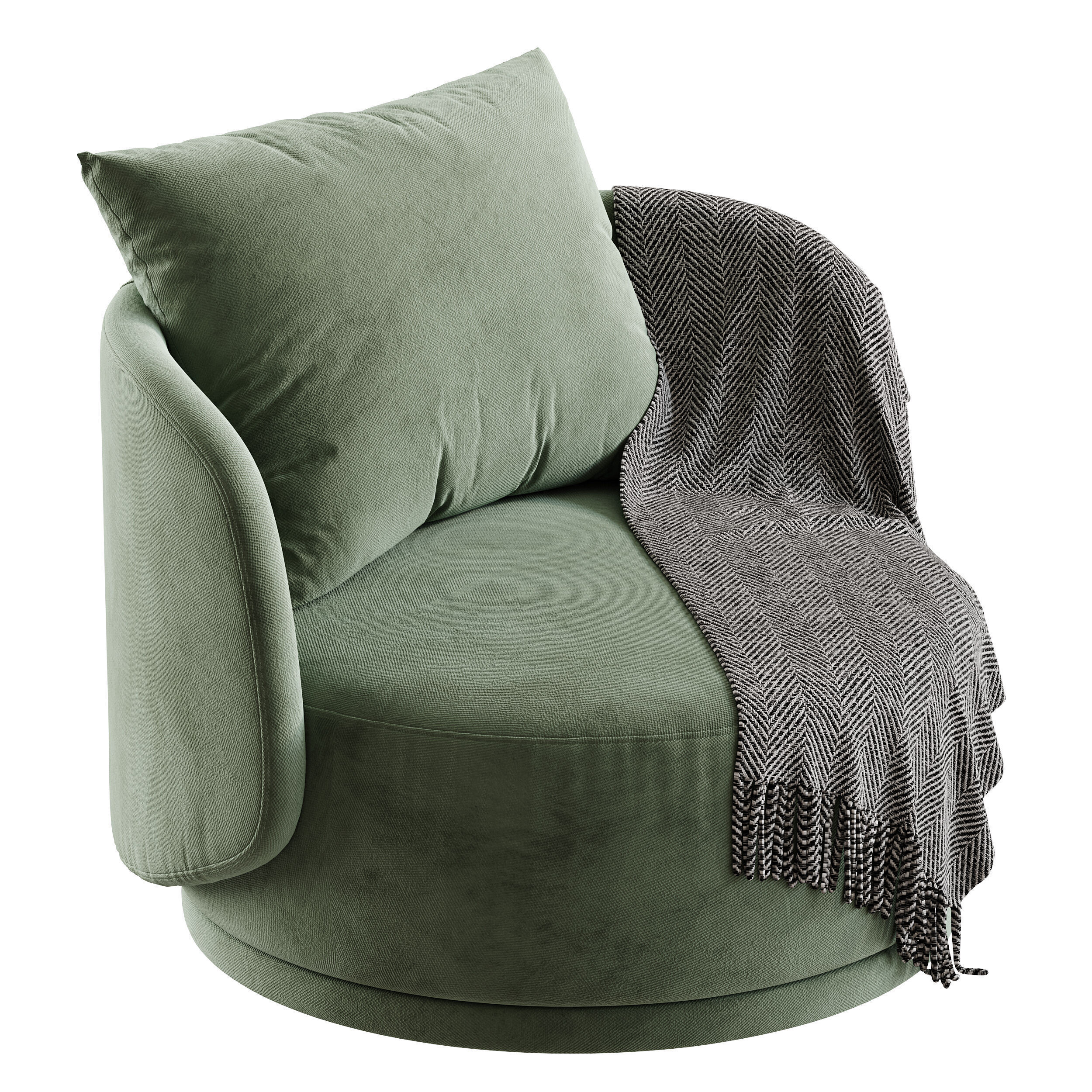 Reze armchair 3D model_11