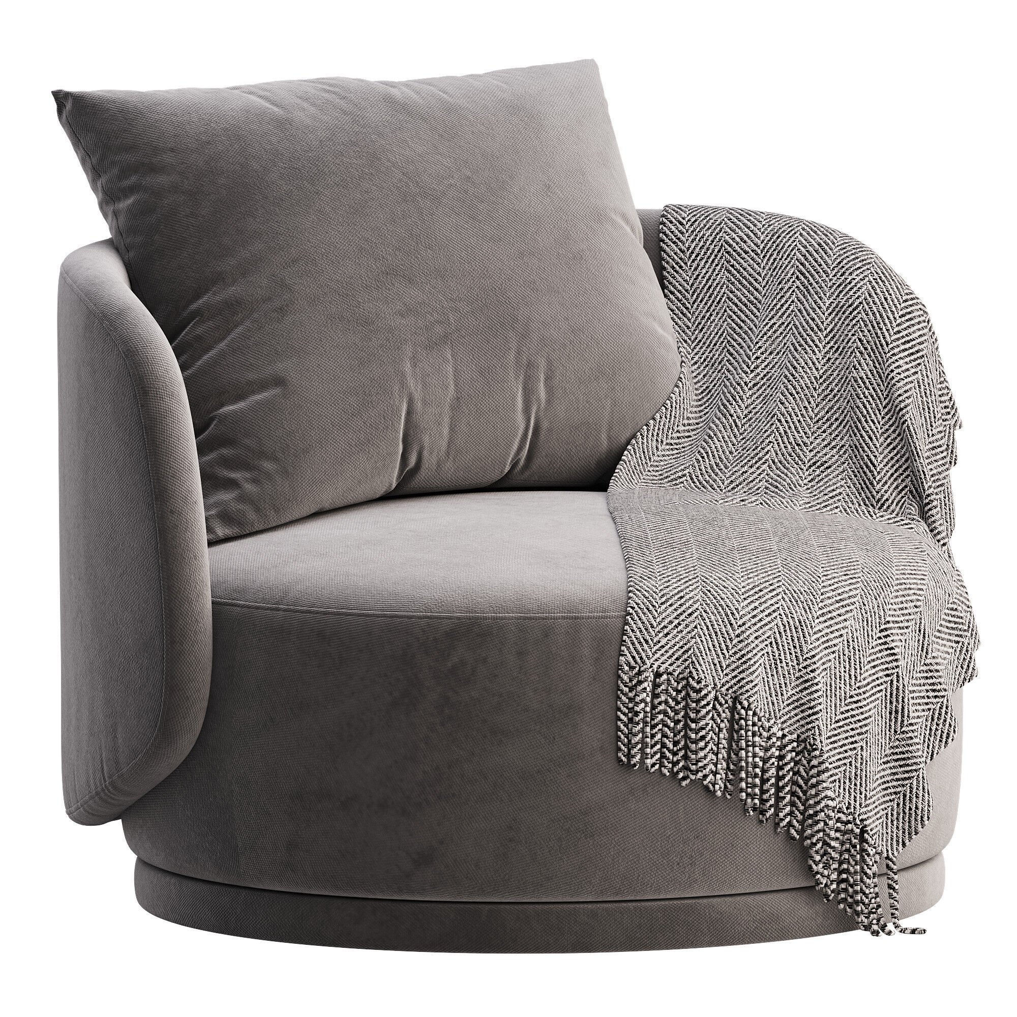 Reze armchair 3D model_4