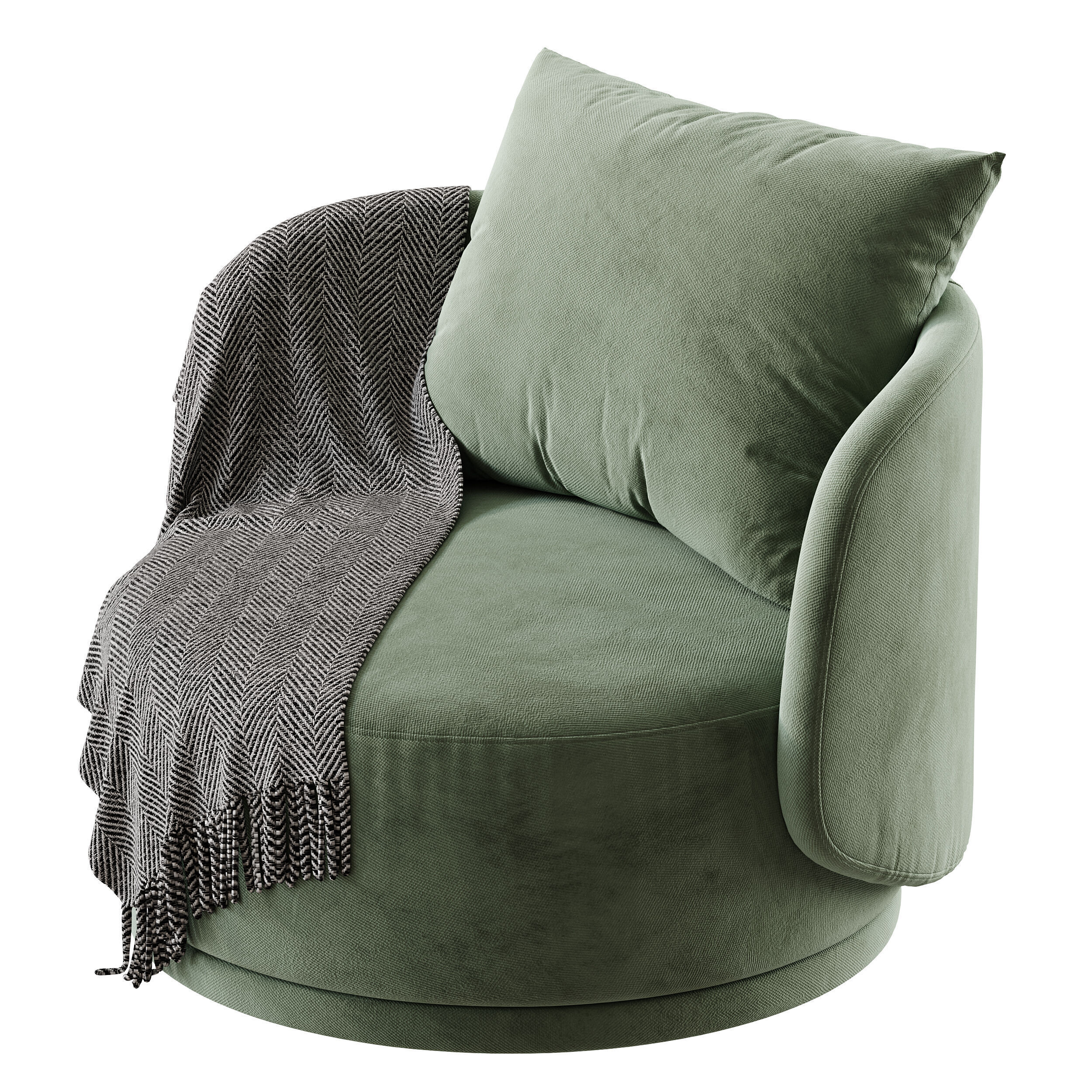 Reze armchair 3D model_9