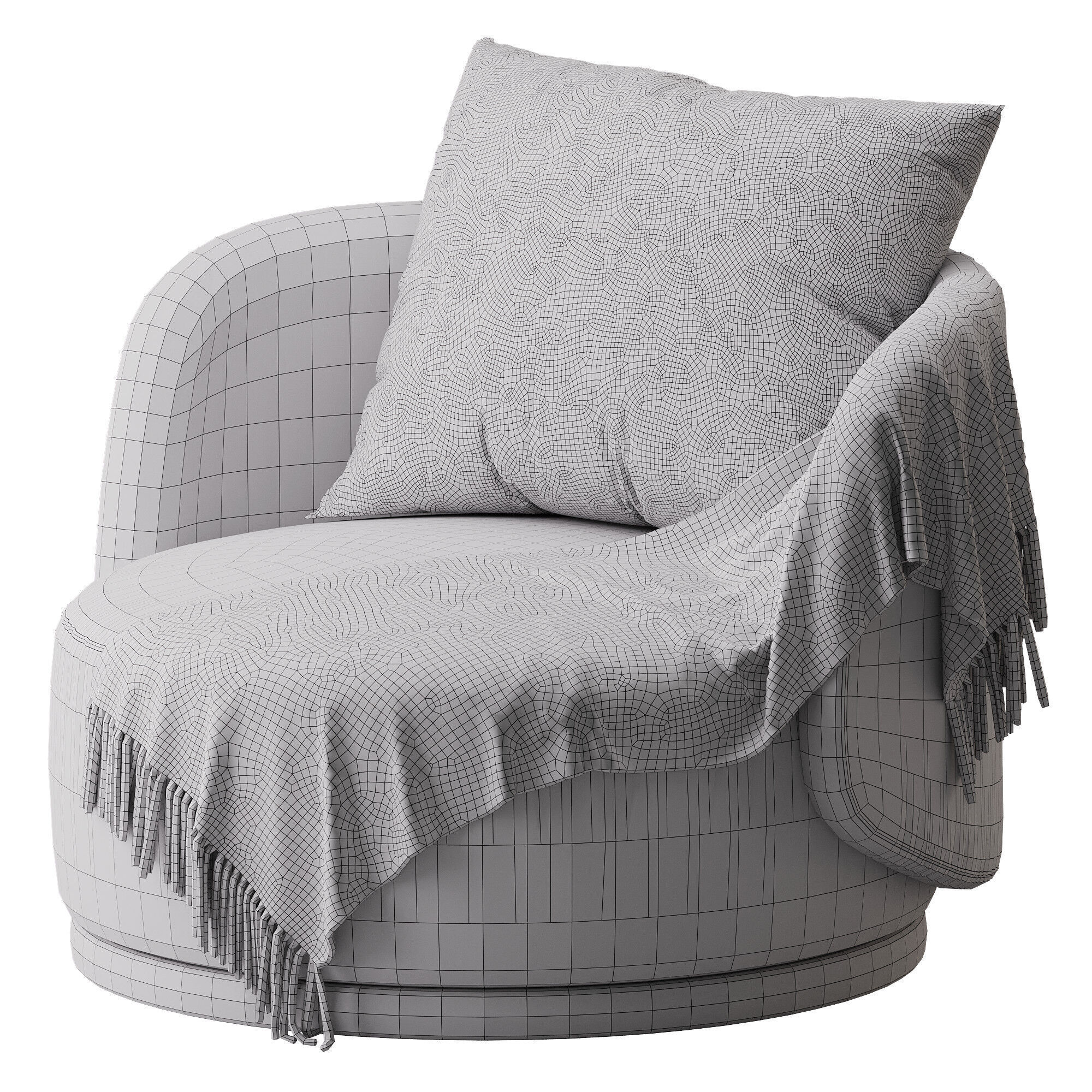 Reze armchair 3D model_13