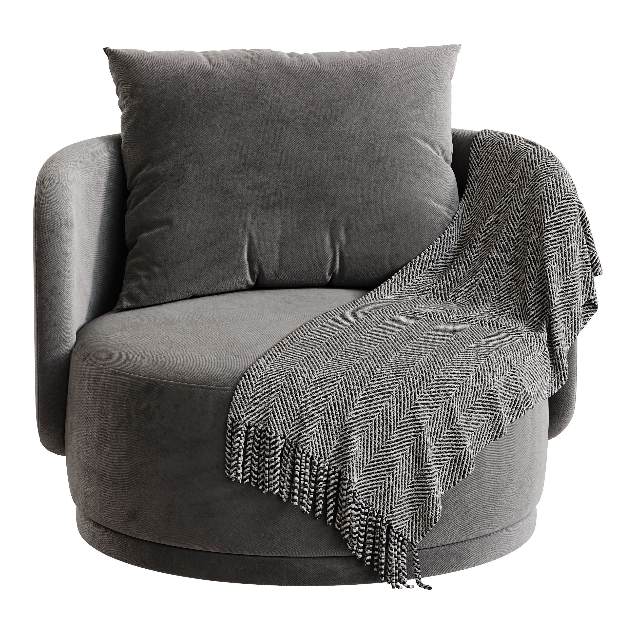 Reze armchair 3D model_7