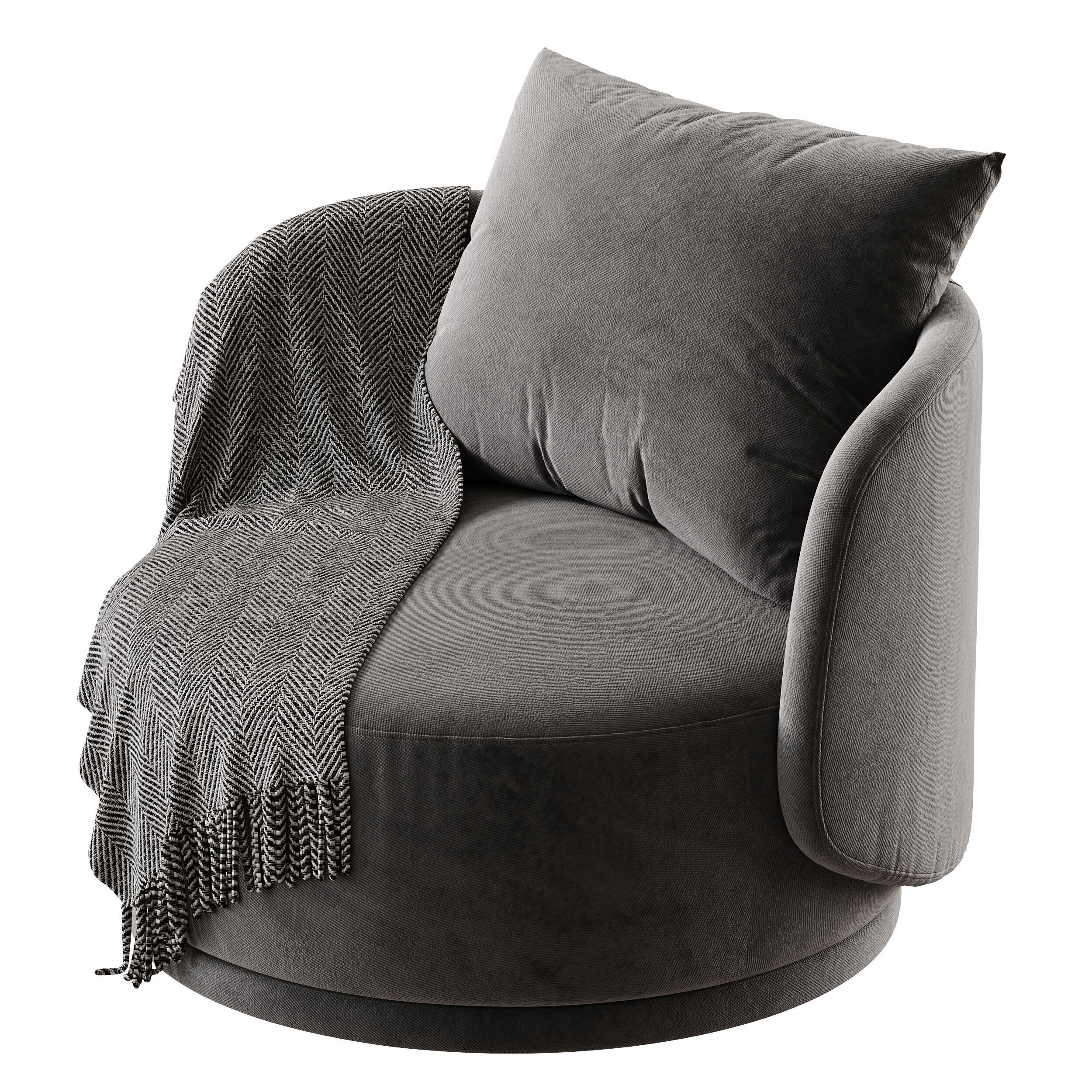 Reze armchair 3D model_6