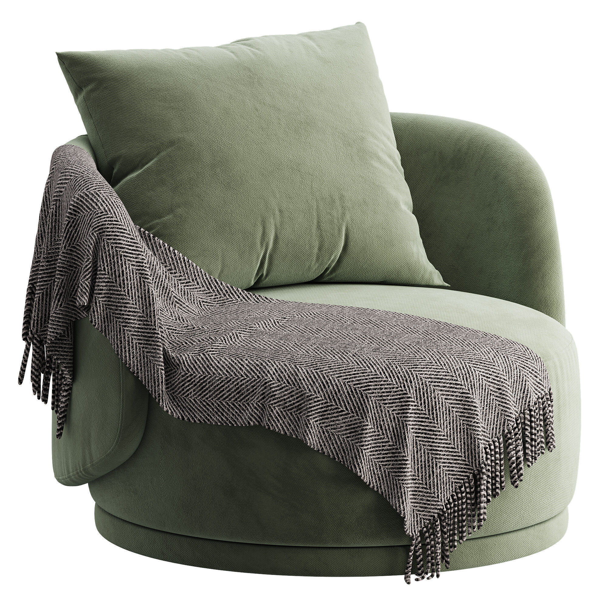 Reze armchair 3D model_5