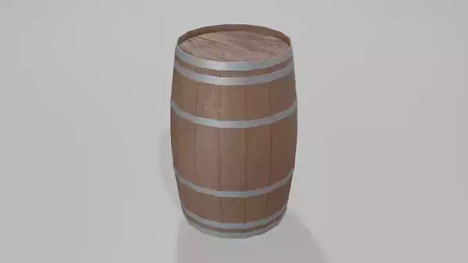 Heavy Toasted Lowpoly British Barrel