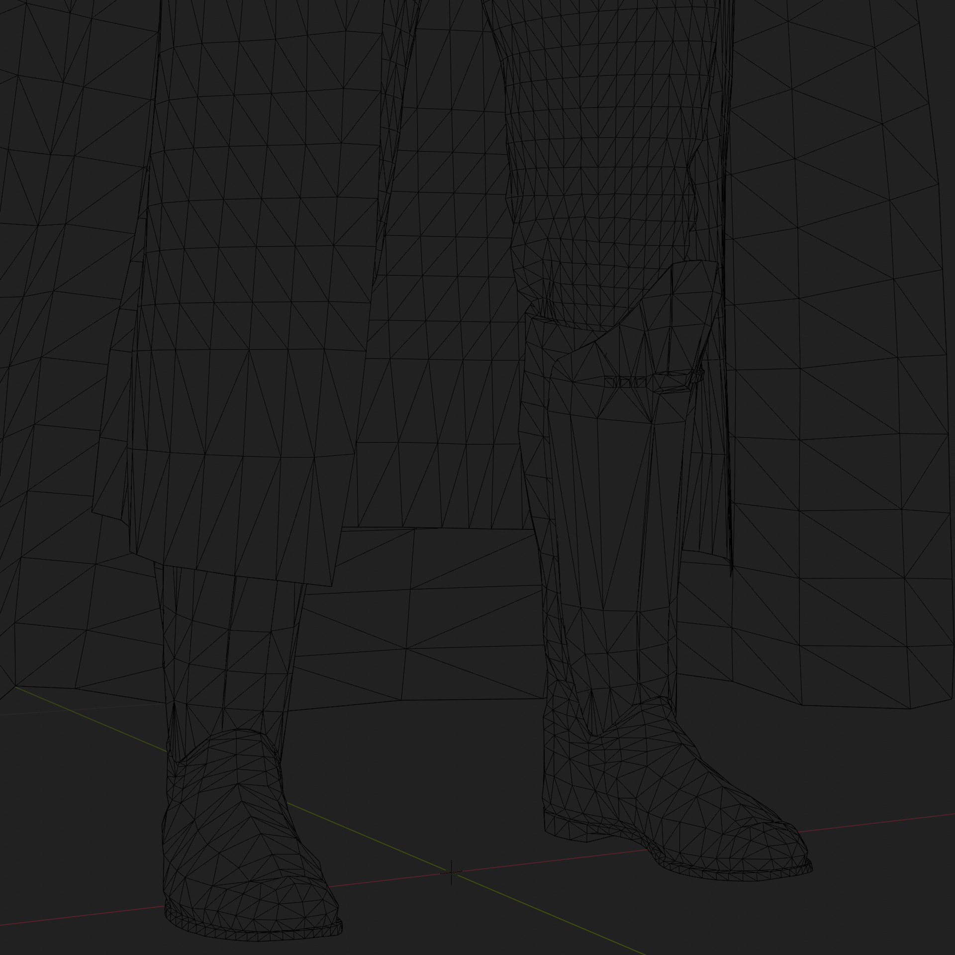 Darth Vader 3D Model Revenge of the Sith Rigged PBR Blender FBX Low-poly 3D model_20