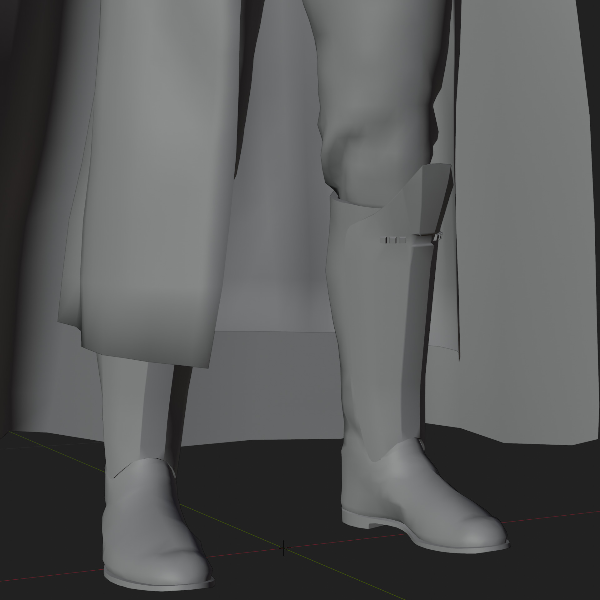 Darth Vader 3D Model Revenge of the Sith Rigged PBR Blender FBX Low-poly 3D model_13