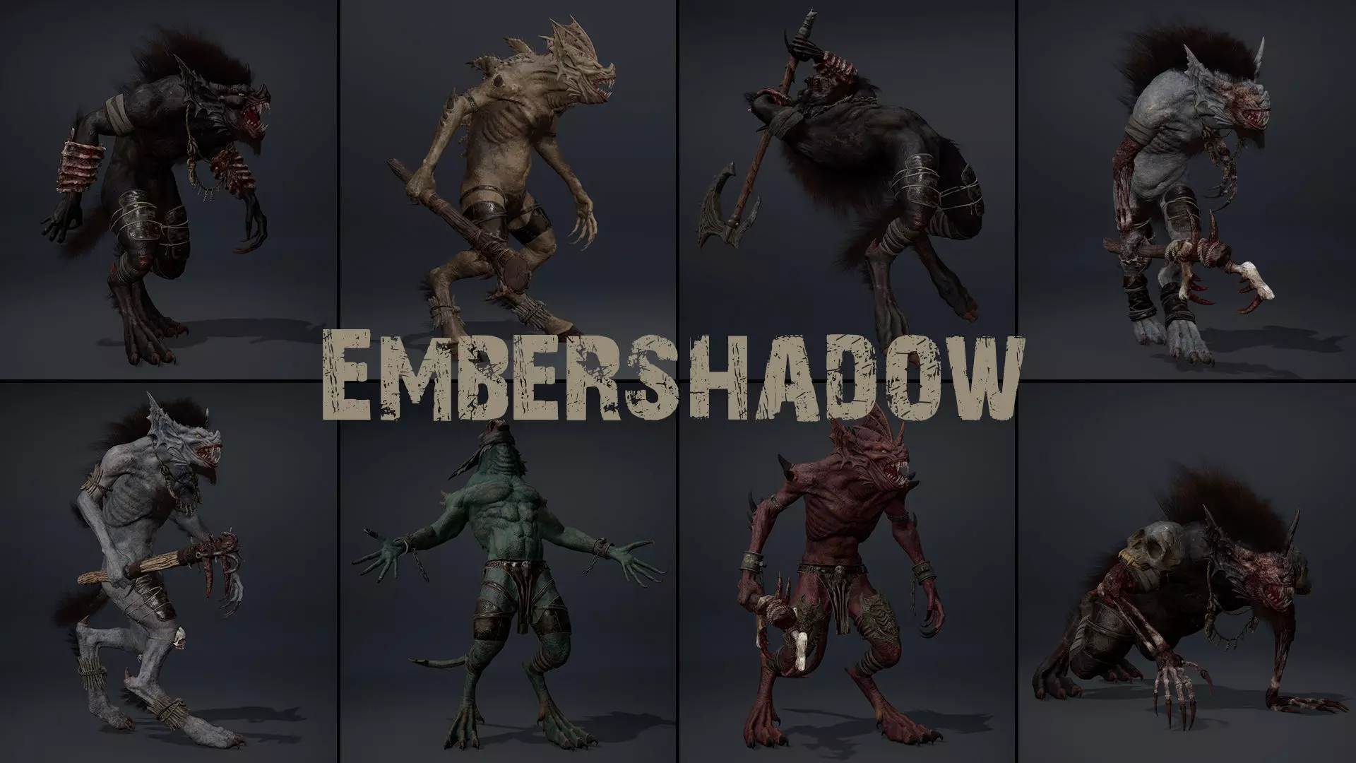 Embershadow Low-poly 3D model_0
