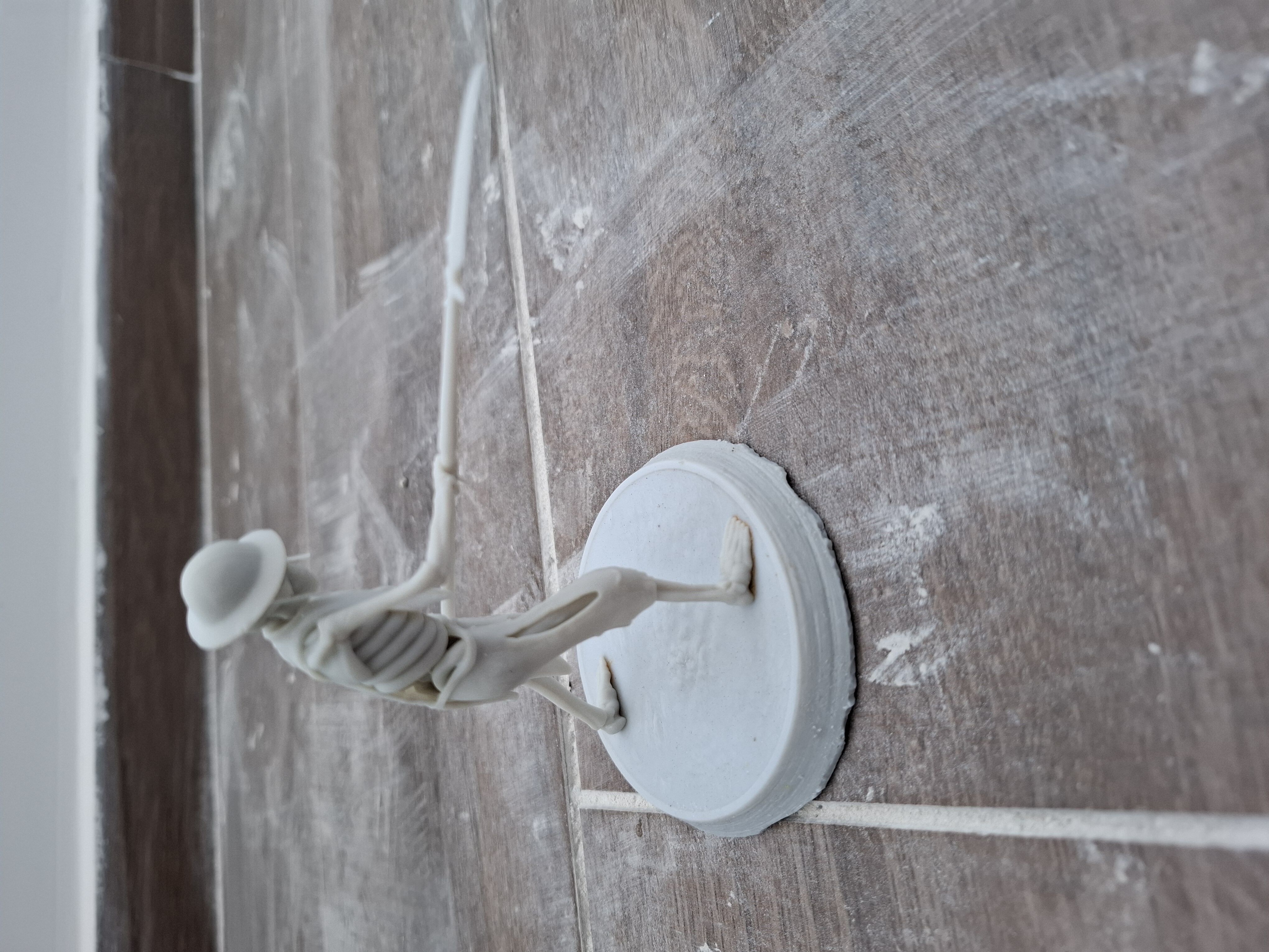 Skeleton Spearman Warrior 75mm 32mm 3D print model_10