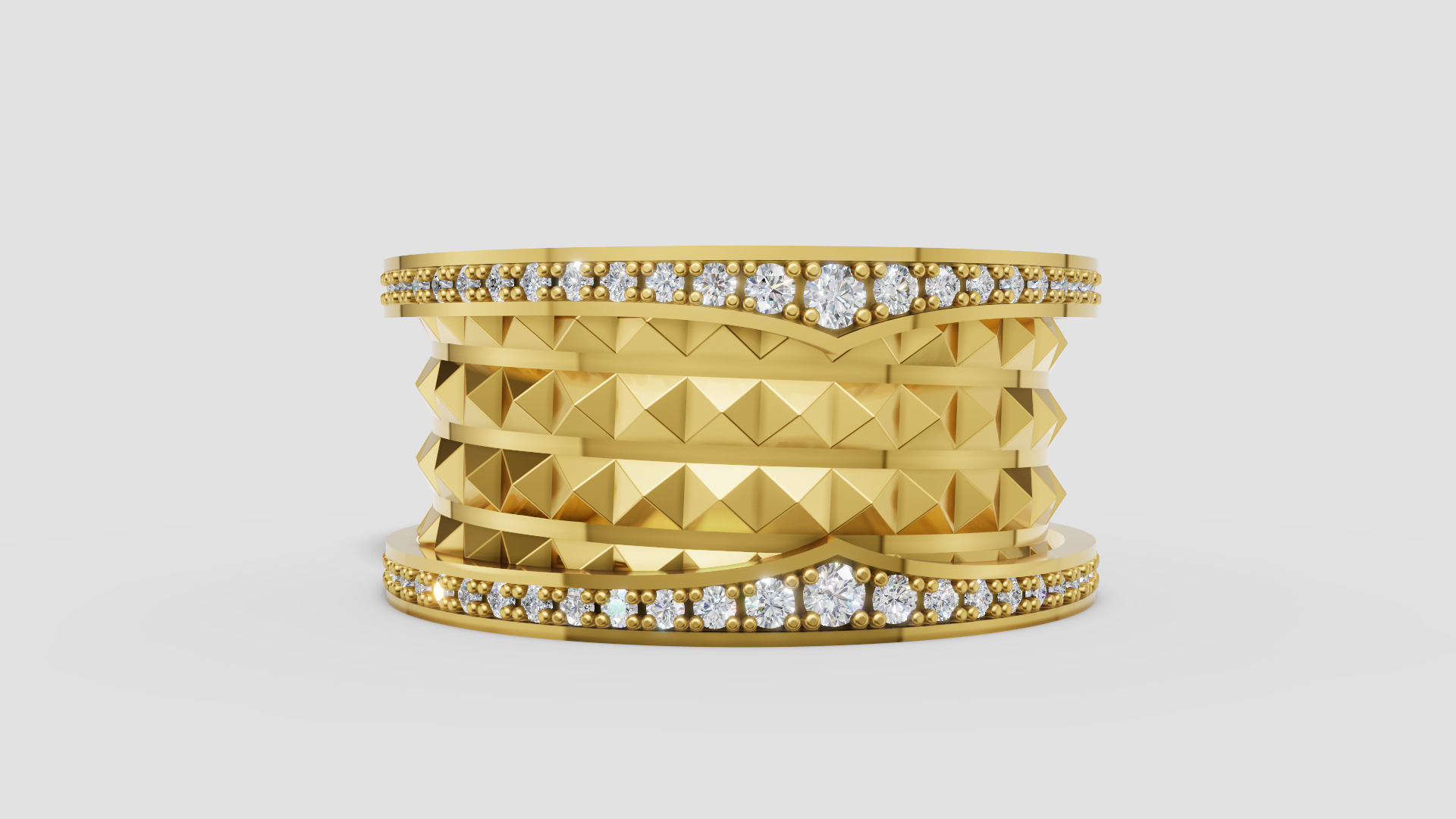 Bvlgari Ring 3D print model E 06 3D print model_15