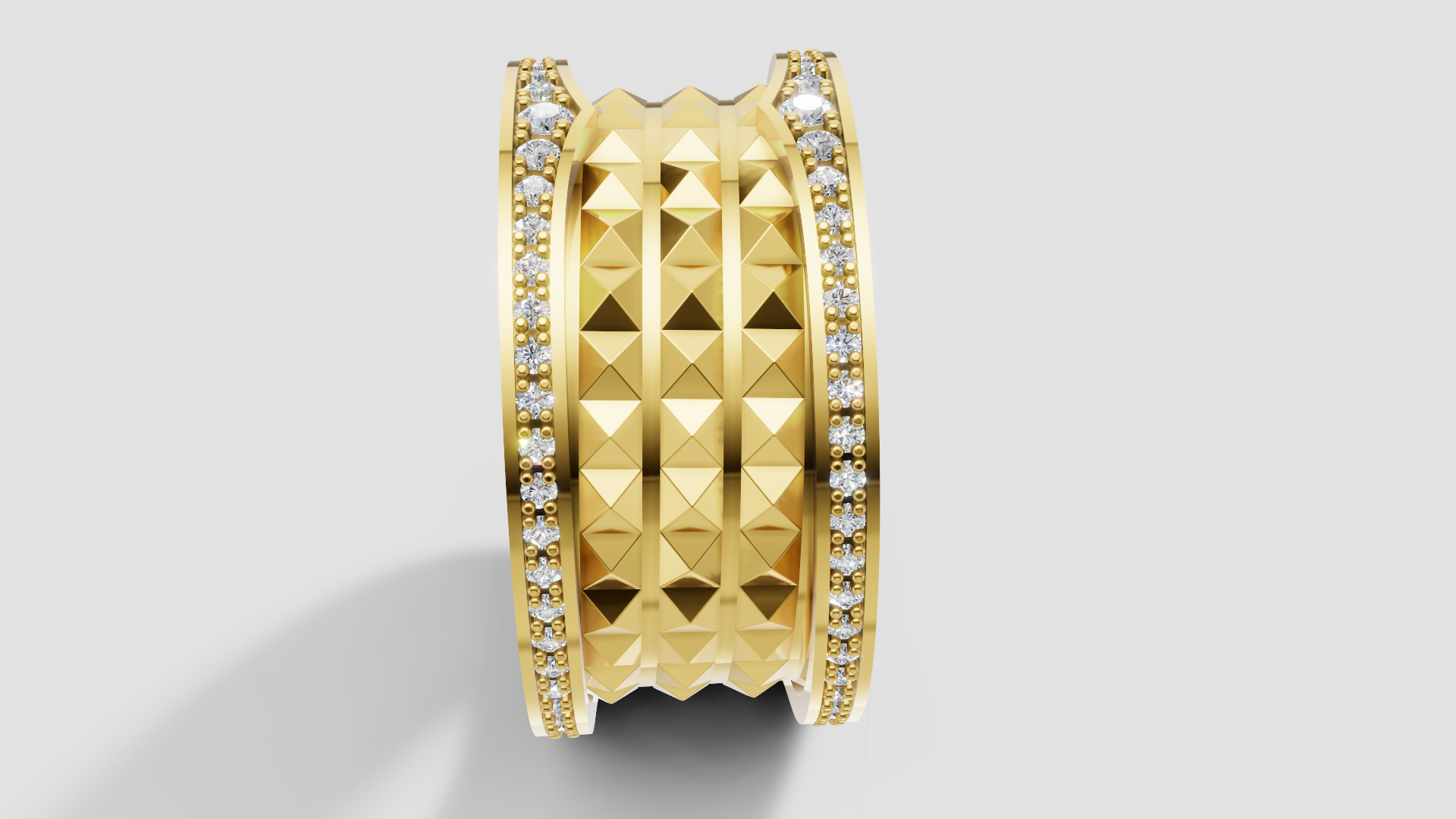 Bvlgari Ring 3D print model E 06 3D print model_9