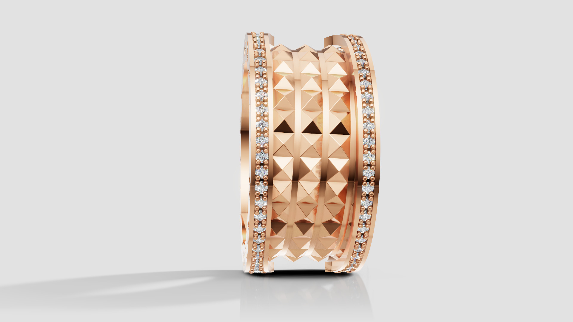 Bvlgari Ring 3D print model E 06 3D print model_30