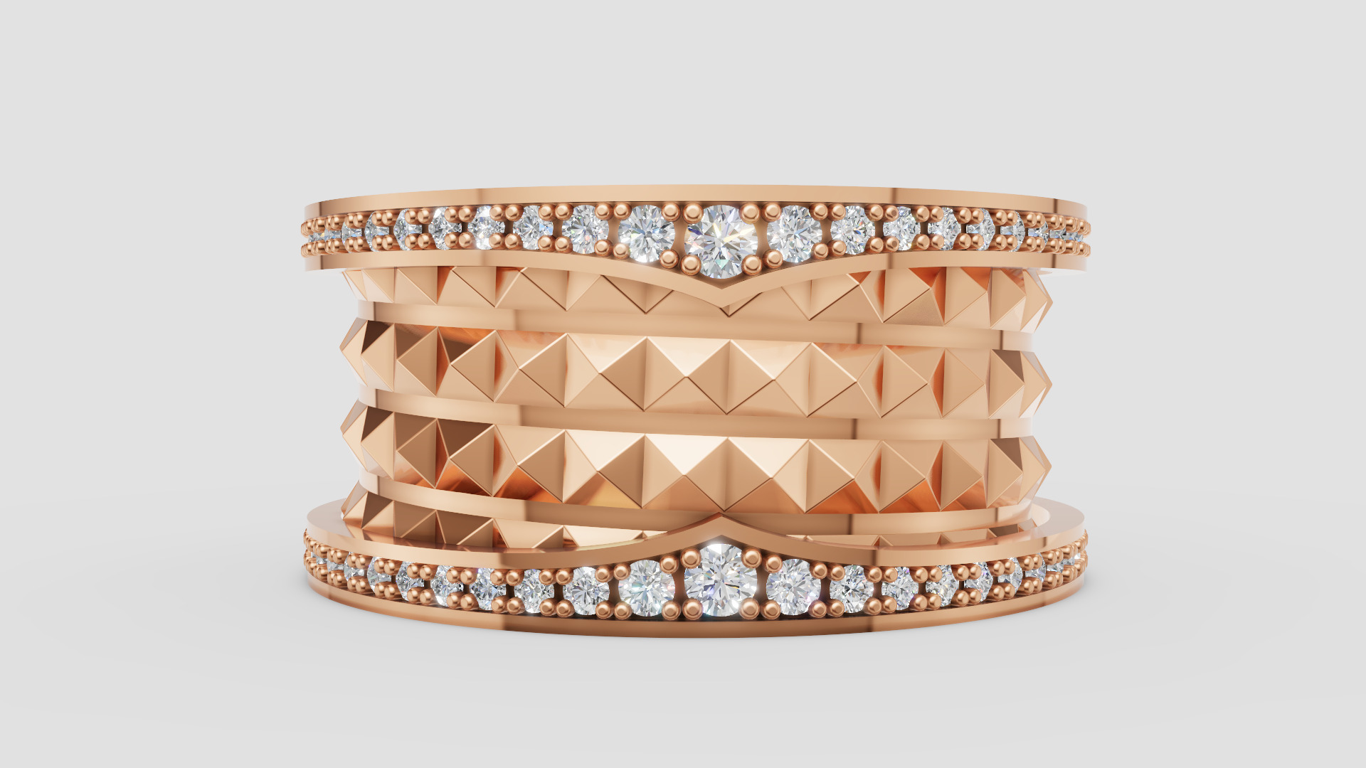 Bvlgari Ring 3D print model E 06 3D print model_33