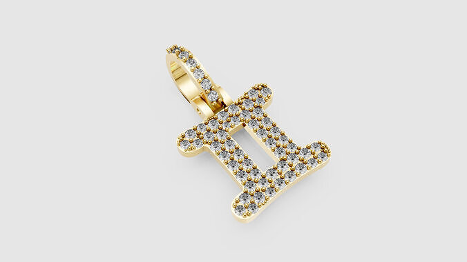 Gemini Pendant 3D print model