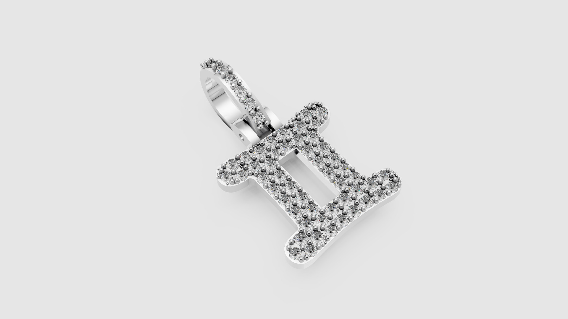 Gemini Pendant 3D print model_1