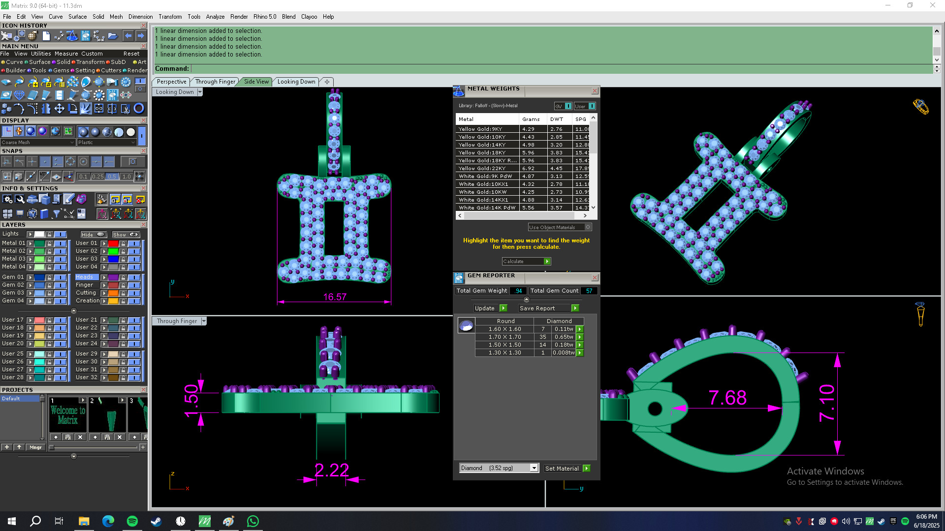 Gemini Pendant 3D print model_7