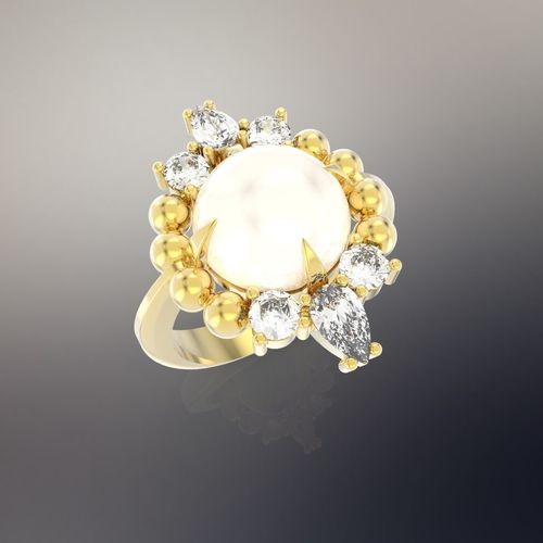 Ring Flowers 3D print model