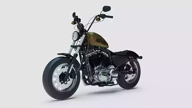 Harley Davidson 48 Custom Cruiser 3D model