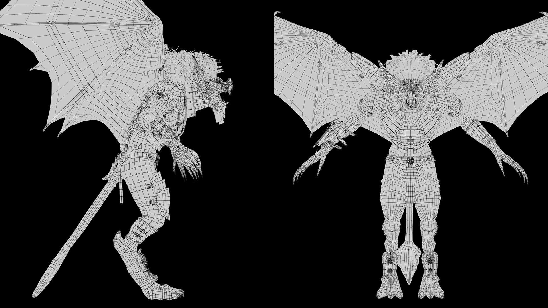 Ember Swordman Low-poly 3D model_59