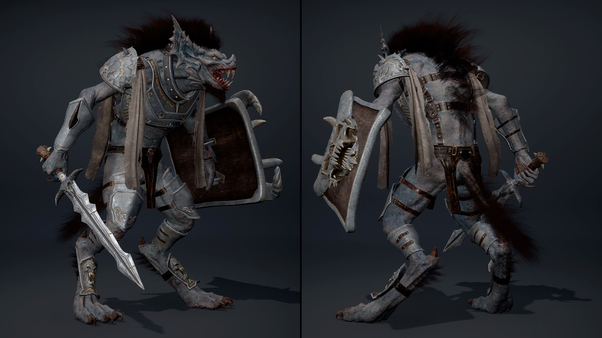 Ember Swordman Low-poly 3D model_15