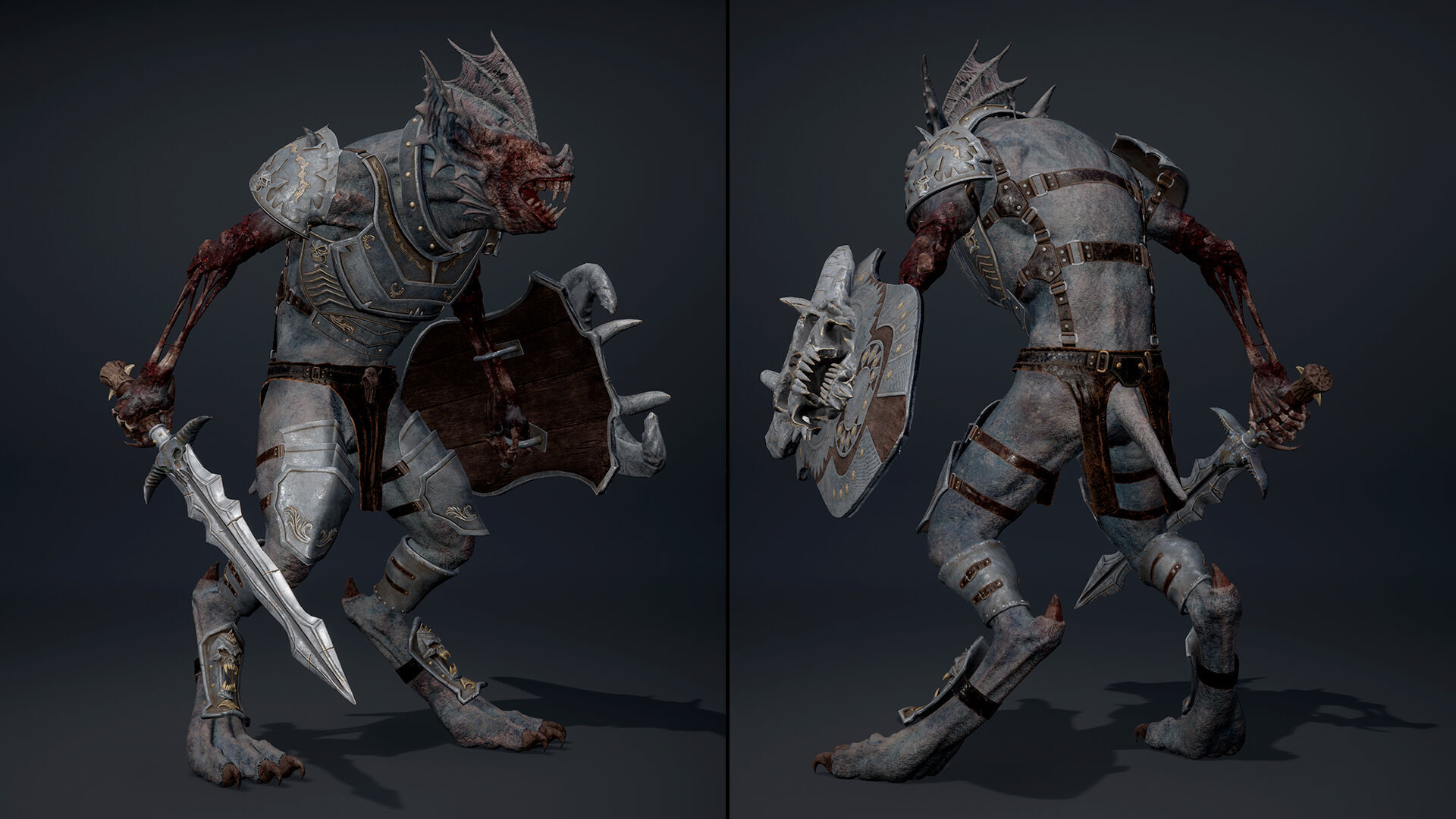 Ember Swordman Low-poly 3D model_34