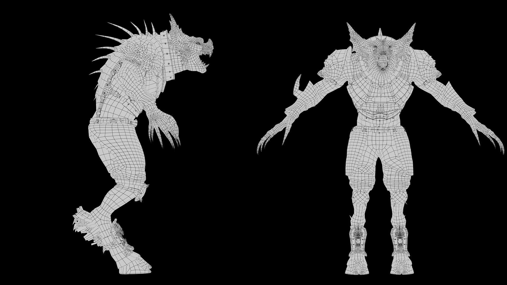 Ember Swordman Low-poly 3D model_54