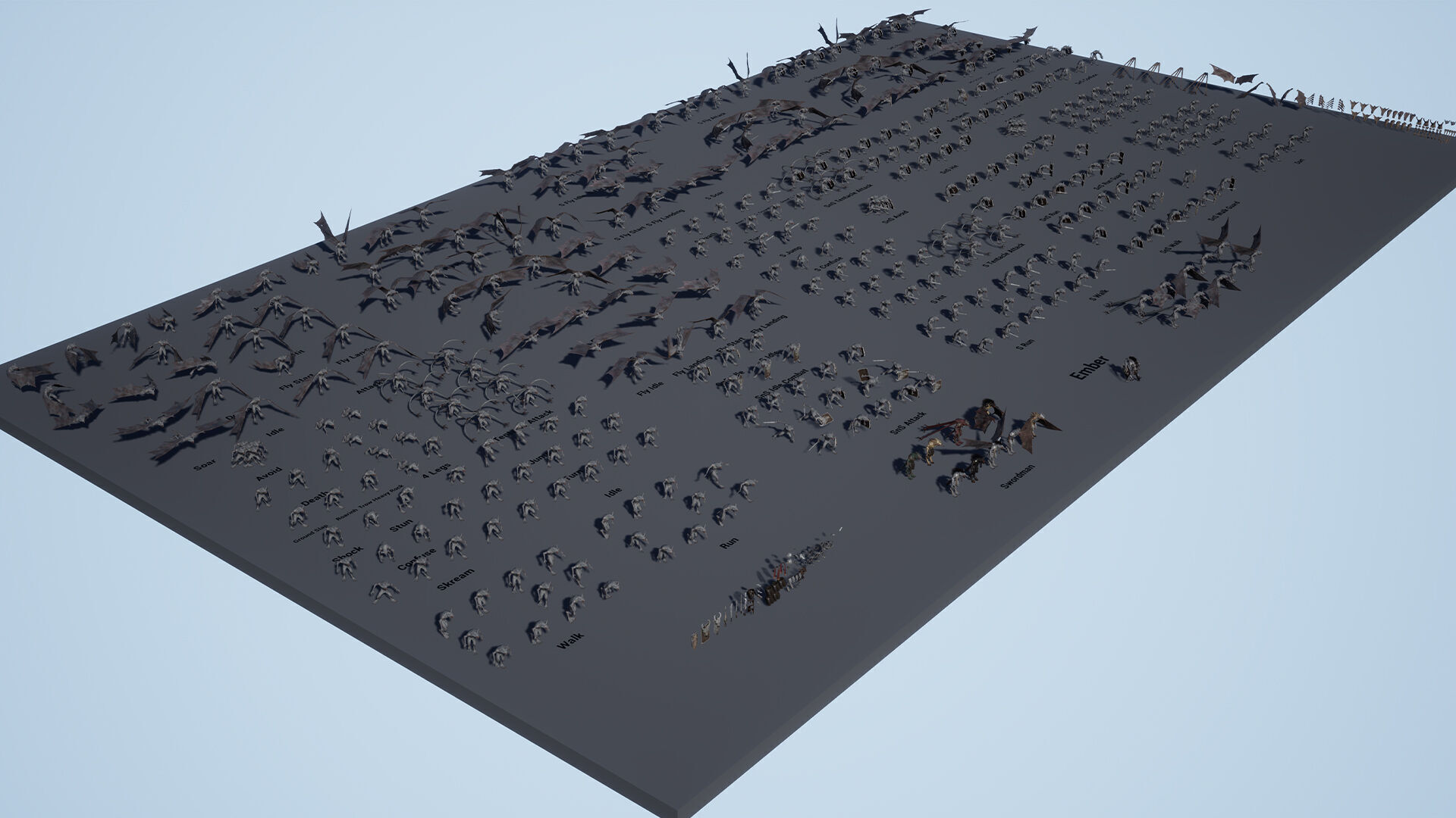 Ember Swordman Low-poly 3D model_13